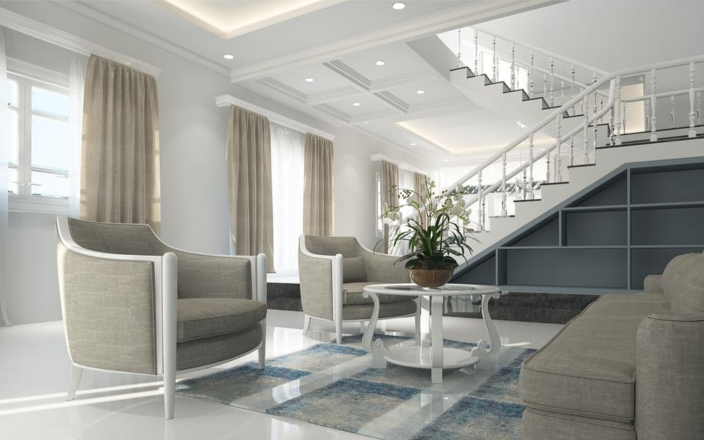 Photo: Interior, living room, furniture, neoclassical, design