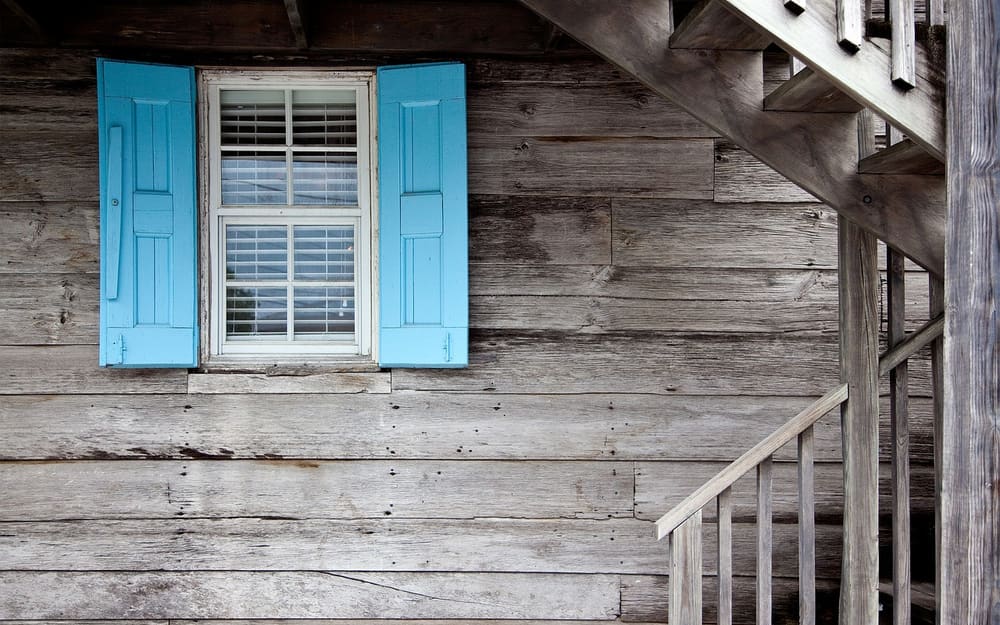 Photo: Shutters, architecture, window, house, wooden