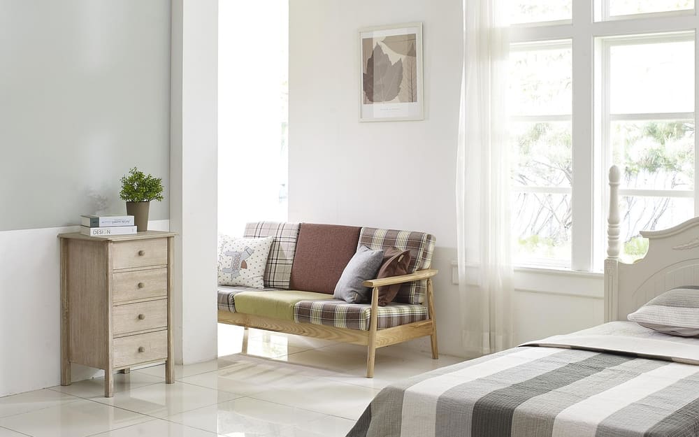 Photo: Bedroom, cupboard, bed, room, sofa